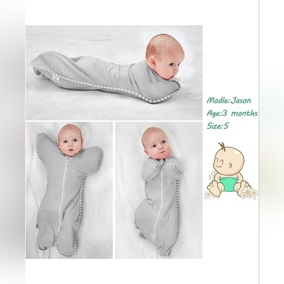 NARUTOO Swaddle Wrap for Baby, Newborn Boy or Girl Adjustable Sleep Sack - Picture 2 of 10